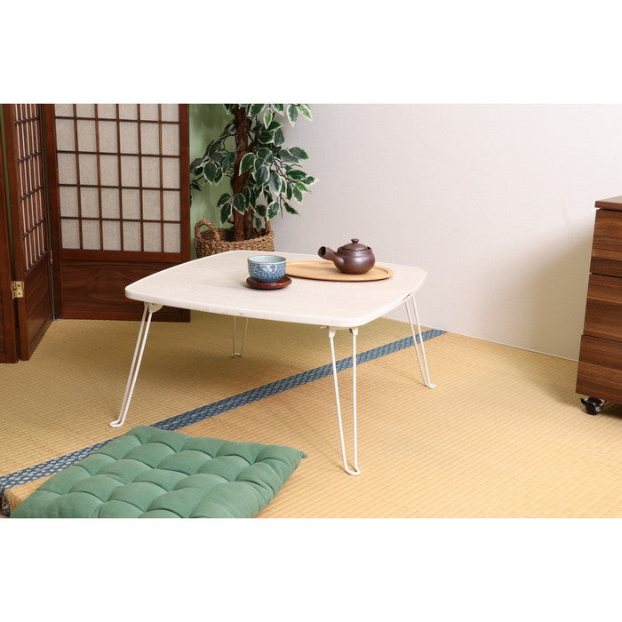 ローテーブル 角60 ホワイトウッド P601WHW fj-10861の画像