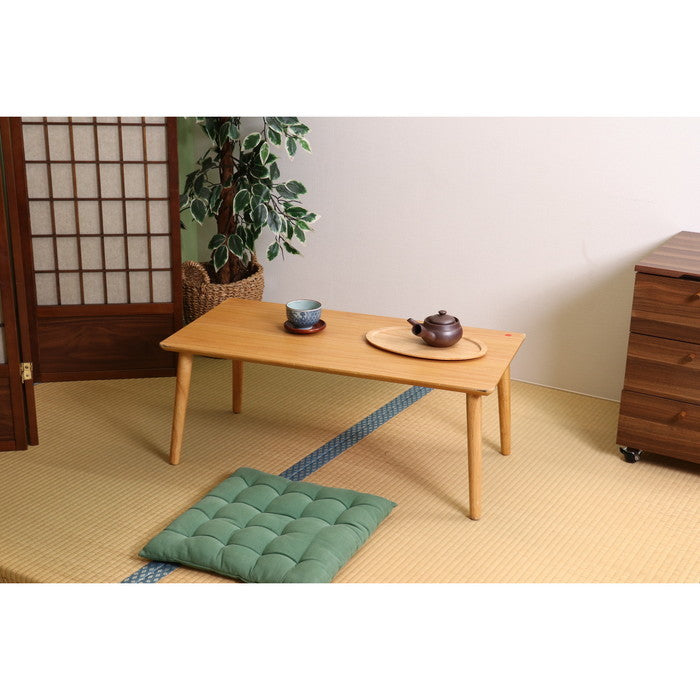 突板ローテーブル 8040 ナチュラル WD804NA fj-10865の画像