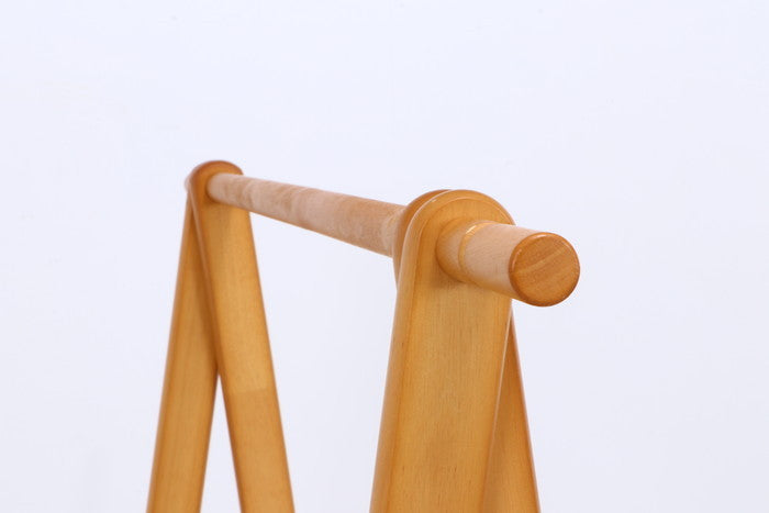 木製ハンガー ジョイント 100 AP NA ナチュラル 1000 ×450 ×1478 fj-12970の画像