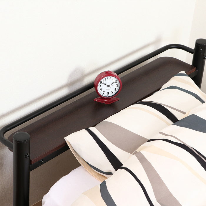 宮付 シングルベッド タンテ ブラック SD-2175BK fj-14748の画像