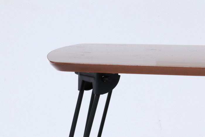 折れ脚ローテーブル トロン ミディアムブラウン HH-7050 MBR fj-15236の画像