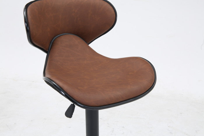 カウンターチェアシェル ビンテージBR ブラウン 455×540×885 fj-15394の画像