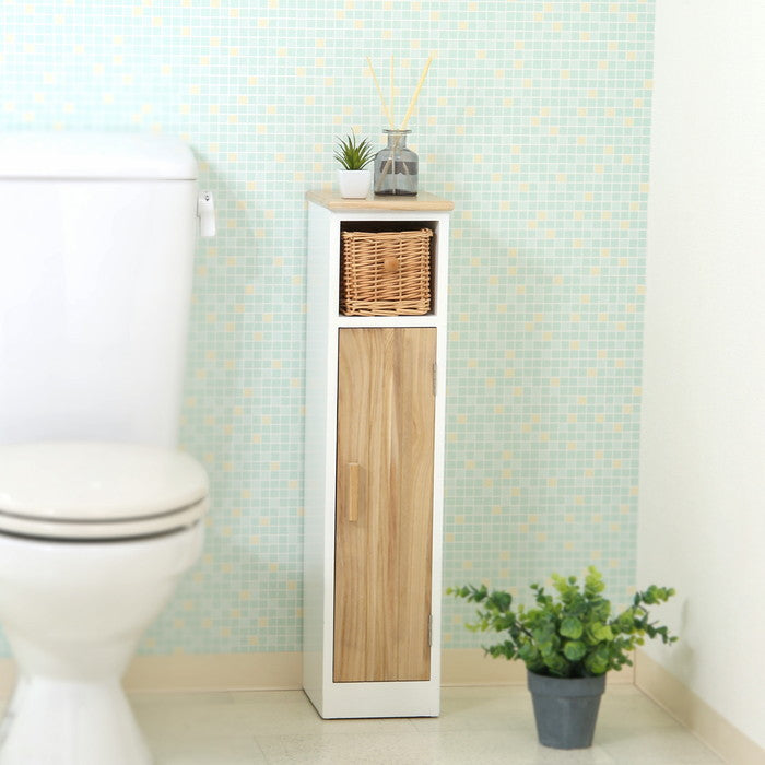 マルチスタイルラック ポーラ スリム ナチュラル 190 ×210 ×785 fj-15523の画像