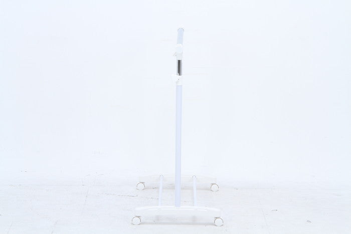 パイプシングルハンガー 3644-A0-WH 14201 ホワイト 幅750×奥行430×高さ895?1470mm fj-15541の画像