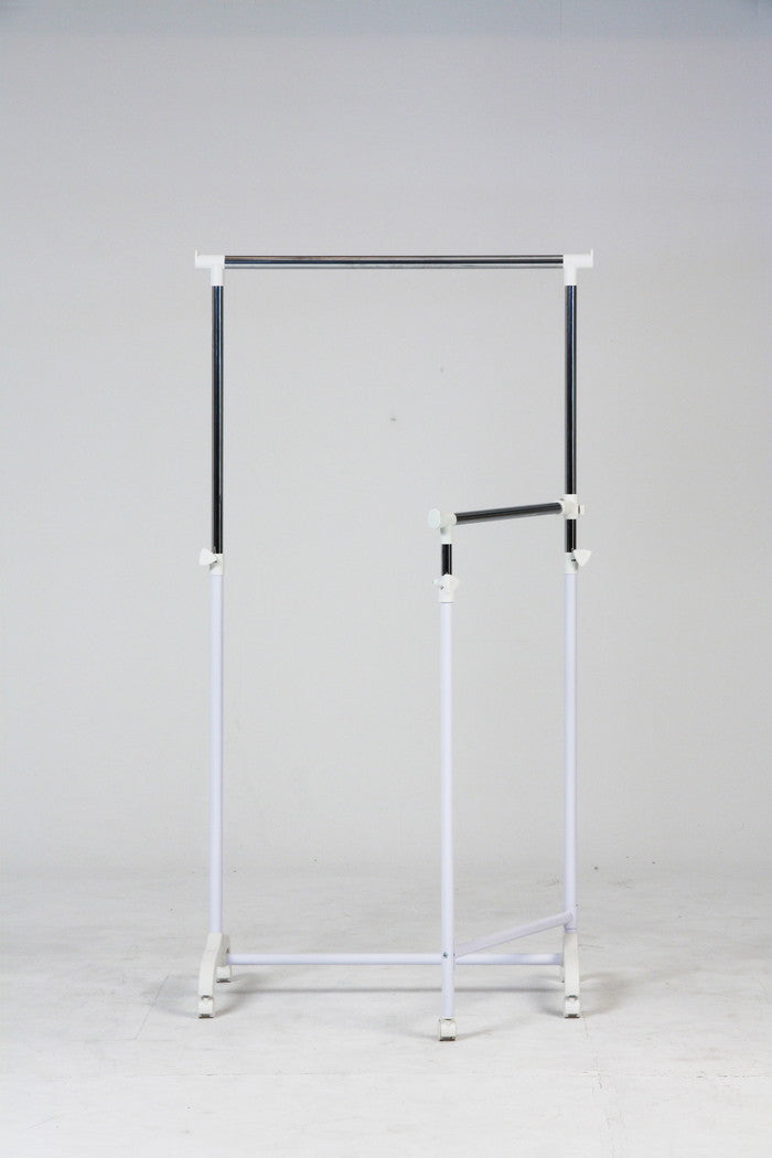 3WAY ハンガー 93225 ホワイト 幅855×奥行370×高さ1115?1870mm fj-15543の画像