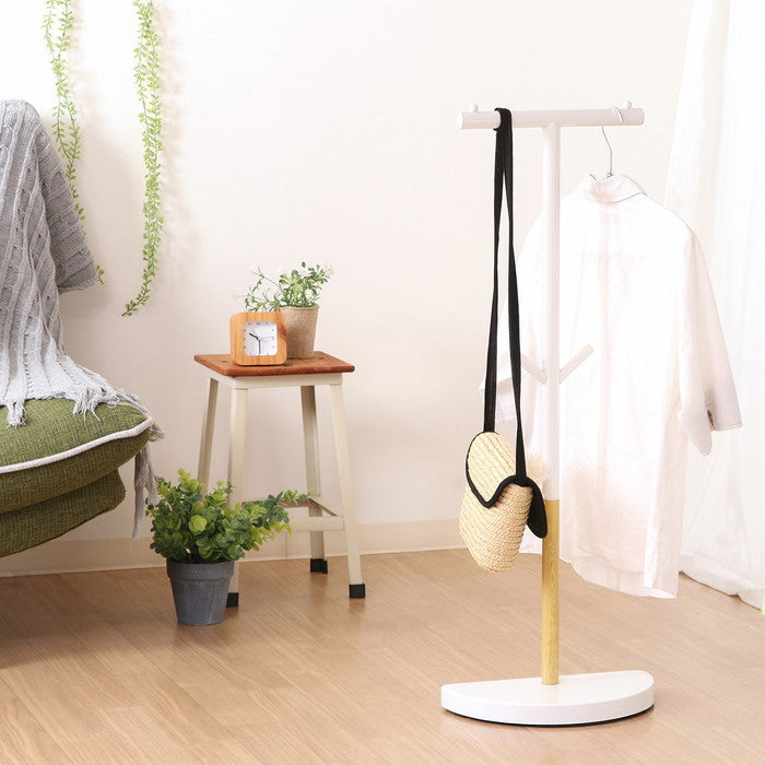 バックパックスタンド WH ホワイト 330 ×165 ×900 fj-16709の画像