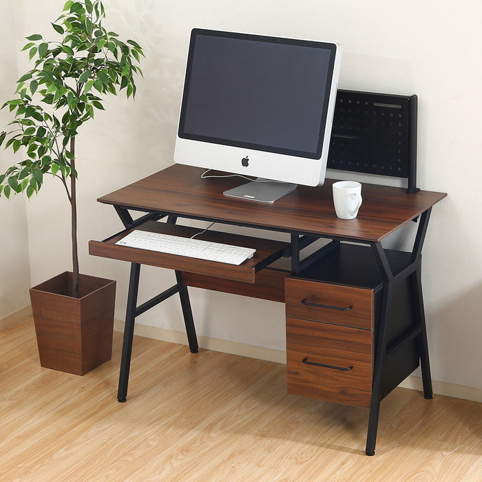 デスク クレバー ブラウン 1000×540×720 fj-18574の画像