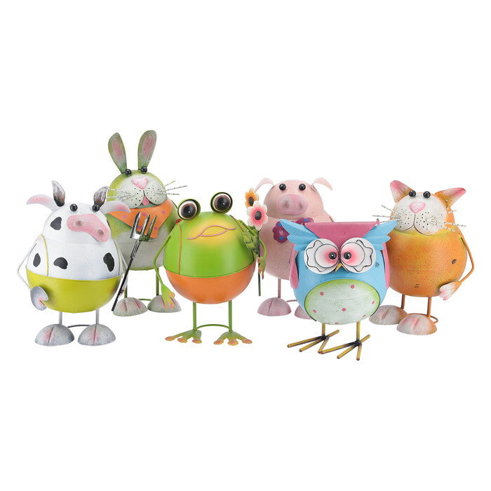 ゆらゆら アニマル ビッグサイズ 6種アソート カラフル 完成品 W120×D100×H280mm 0.4kg fj-26971の画像