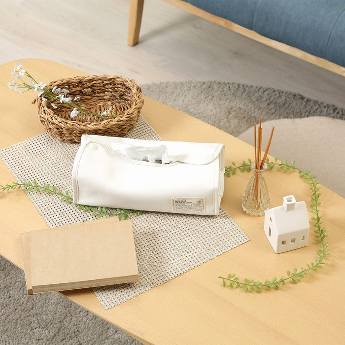 LB ティッシュケース ホワイト ホワイト 幅275×奥行110×高さ65 fj-27646の画像