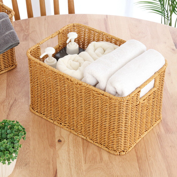 収納ボックス 洗える ナチュラル 完成品 W300×D200×H170mm 0.56kg fj-27883の画像