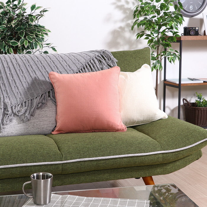 サーケル クッションカバー 45×45 パイピング PK ダストピンク 幅45×450×高さ5 fj-27902の画像