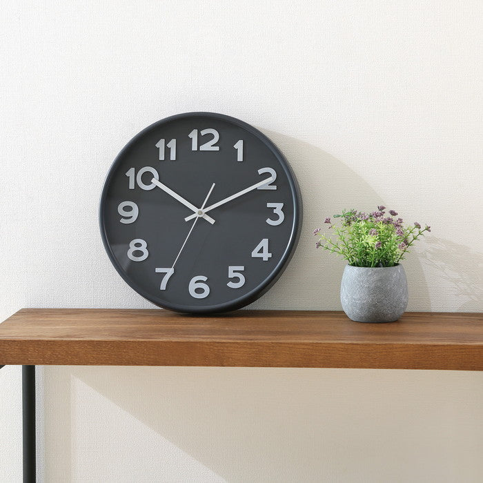 掛時計 スピカ2 Φ30 ダークグレー ダークグレー 300 ×47 ×300 fj-28109の画像