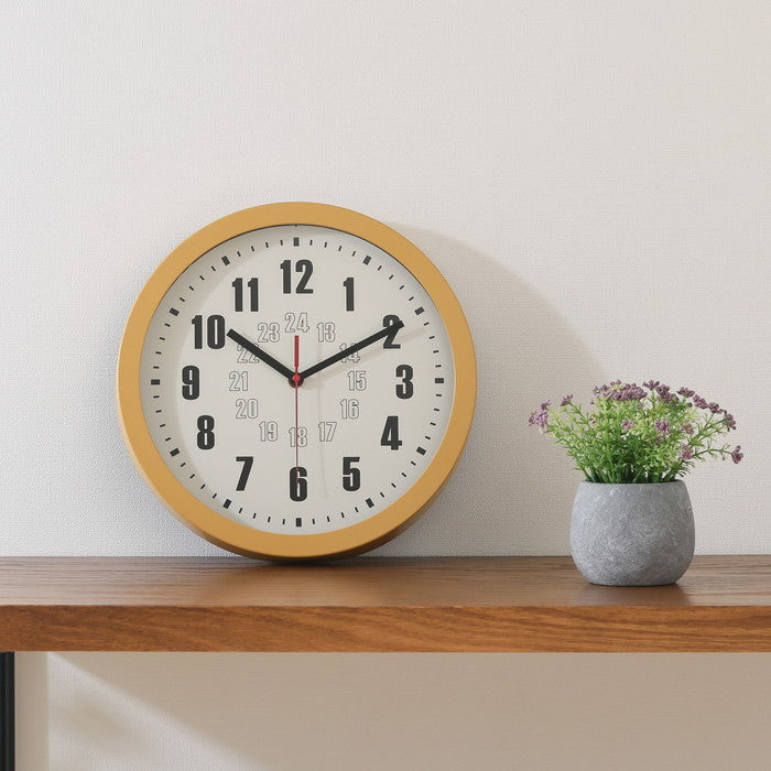 掛時計 カイラ Φ30 マスタード マスタード 300 ×41 ×300 fj-28194の画像