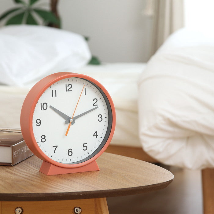 置時計 掛時計 兼用計 エルフ OR オレンジ 幅162×奥行43×高さ171 fj-29869の画像