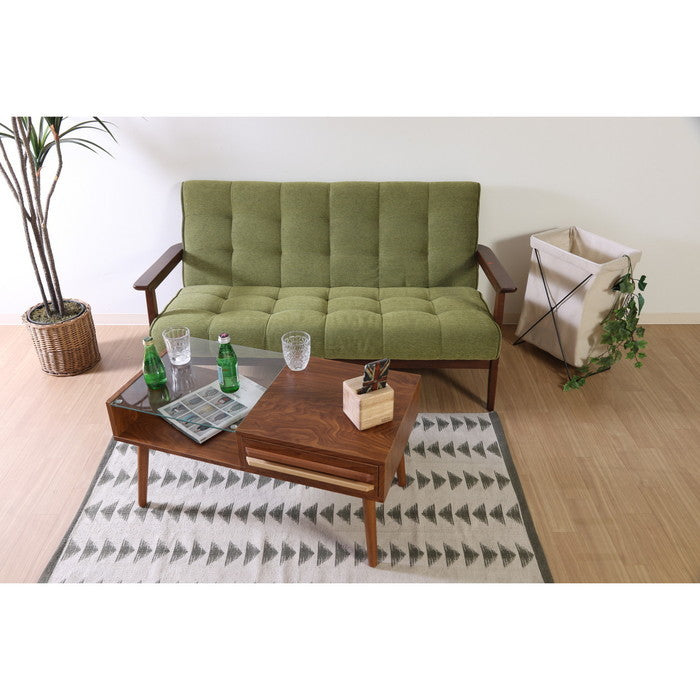 ファブリックソファー フレンズ グリーン 3P 846 fj-34208の画像