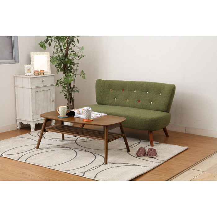 ソファ2p デイジー グリーン sofa8533 fj-34263の画像