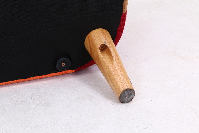 【大型配送】パッチワークソファ ラビスタ 3p OR オレンジ 1820×750×730 fj-34766の画像