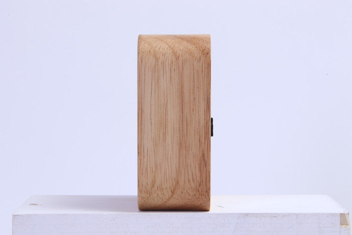 置時計 ウッド スクエア ホワイト SA6061 fj-36697の画像