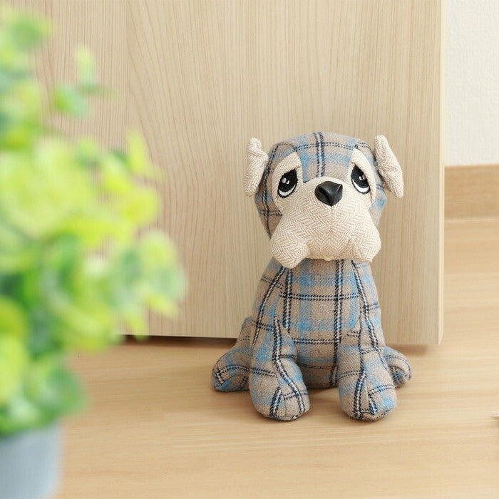 ドアストッパー アニマル ブル 完成品 W150×D200×H210mm 1kg fj-37189の画像