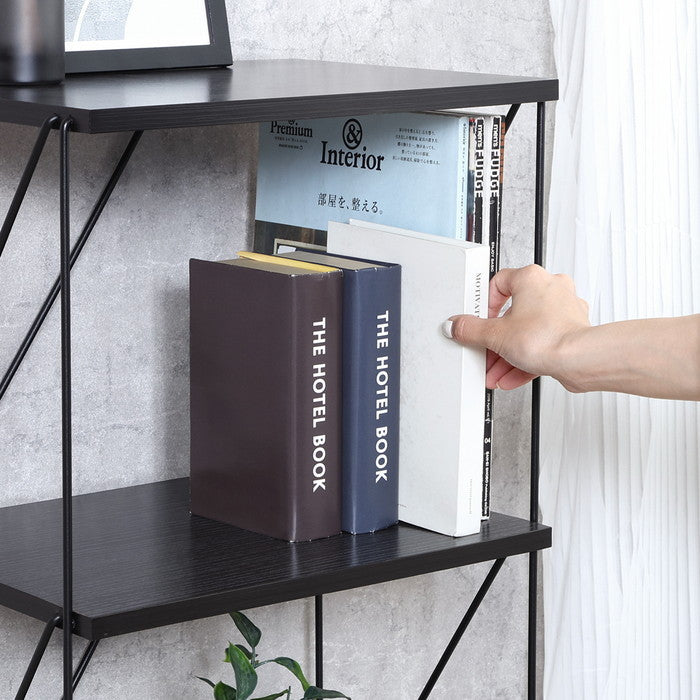 EZBO ワイヤーラック3段 40幅 BK ブラック 幅420×奥行310×高さ712 fj-37876の画像