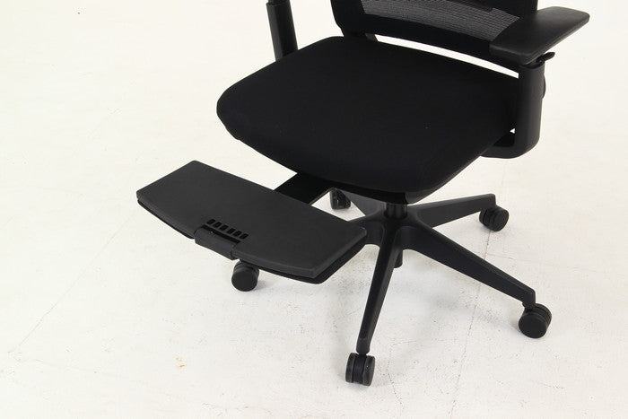 オフィスチェア デスクチェア パソコンチェア ダービット BK ブラック 680×650×1210 fj-37914の画像