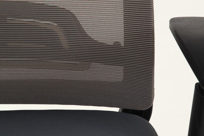 オフィスチェア デスクチェア パソコンチェア ダービット GY グレー 680×650×1210 fj-37915の画像