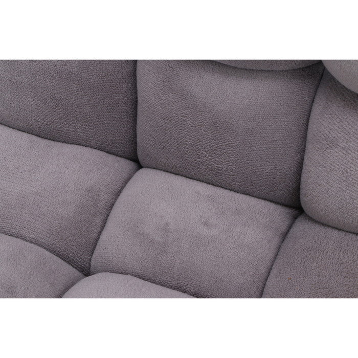 ふわもこ フロアチェア グレージュ 0193Z fj-38148の画像