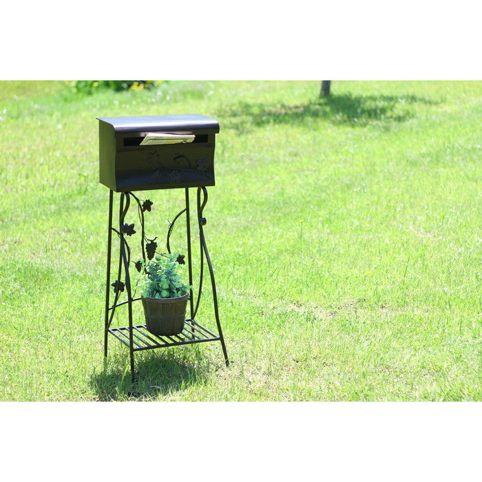 メールボックス ポスト グレープ ブラウン 2 XBS181224 fj-38174の画像