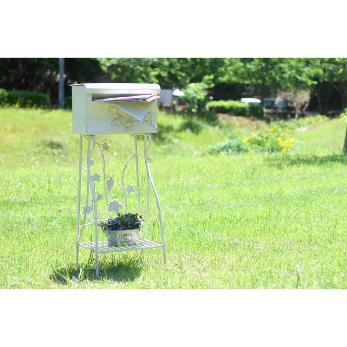 メールボックス ポスト グレープ ホワイト 2 XBS181224 fj-38175の画像