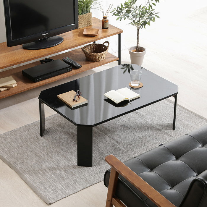 UVローテーブル ルーチェ 90 BK (12848) ブラック 900×600×320 fj-38419の画像