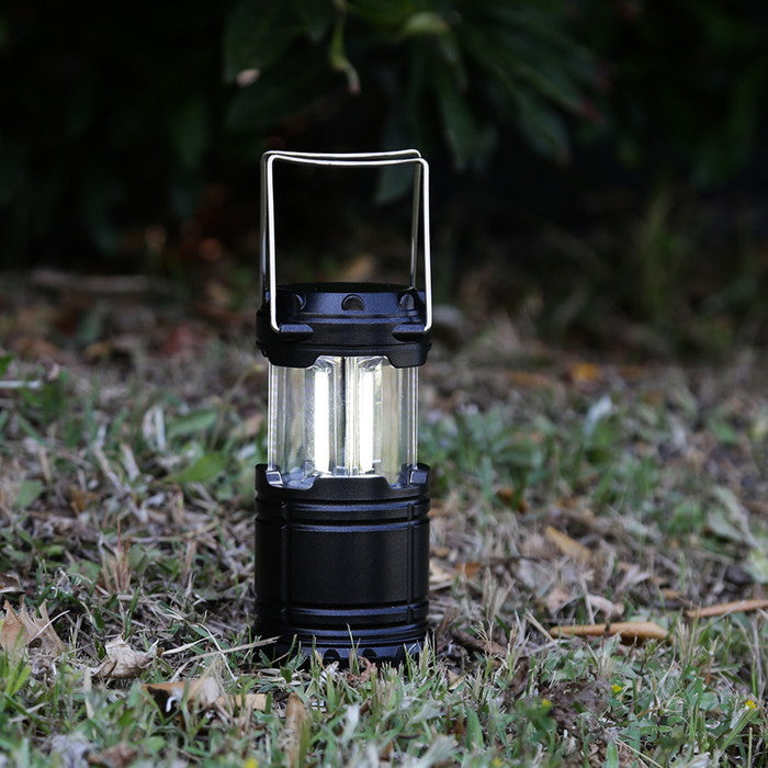 LED ランタン L BK ブラック 幅70×奥行70×高さ100 fj-40676の画像