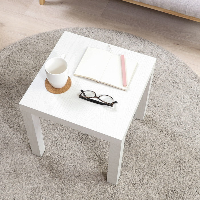 キューブ テーブル 40×40 ホワイトウォッシュ 幅400×奥行400×高さ400 fj-40917の画像