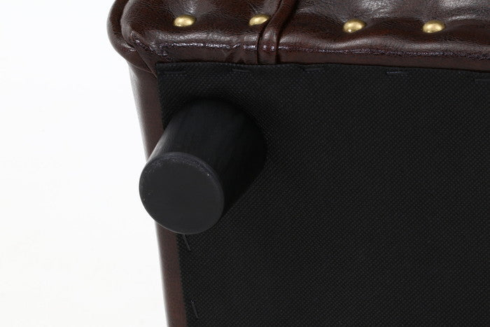 ペットソファ (チェスターフィールド風) BR ブラウン 740×410×325 fj-45233の画像