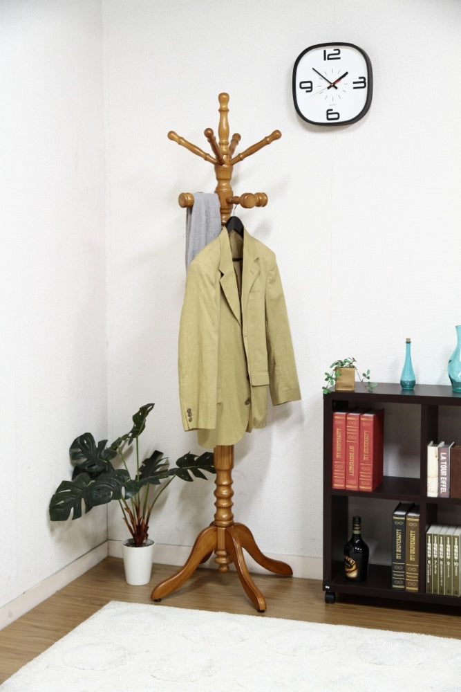 イタリアンコートハンガー ブラウン ブラウン fj-46081の画像