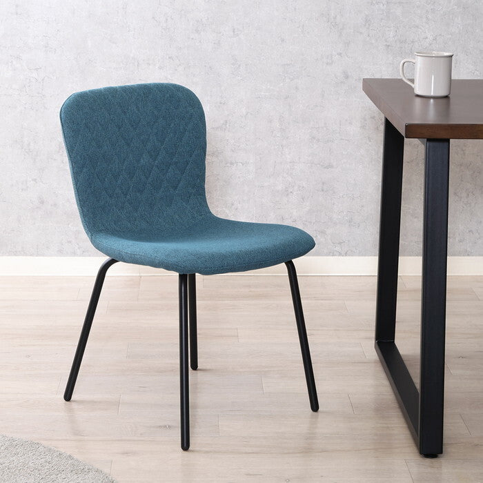 サイドチェア Lilly TO ターコイズ 組立品 W440×D515×H750mm 3.6kg fj-47805の画像