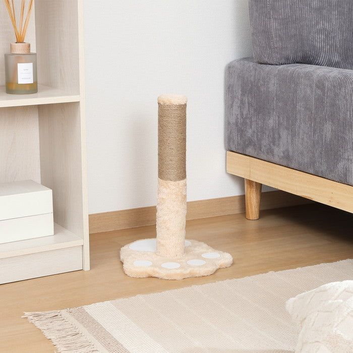 猫用 ネコ用 爪とぎ ポールタイプ ねこぱんち ブラウン 幅290×奥行290×高さ445 fj-51249の画像