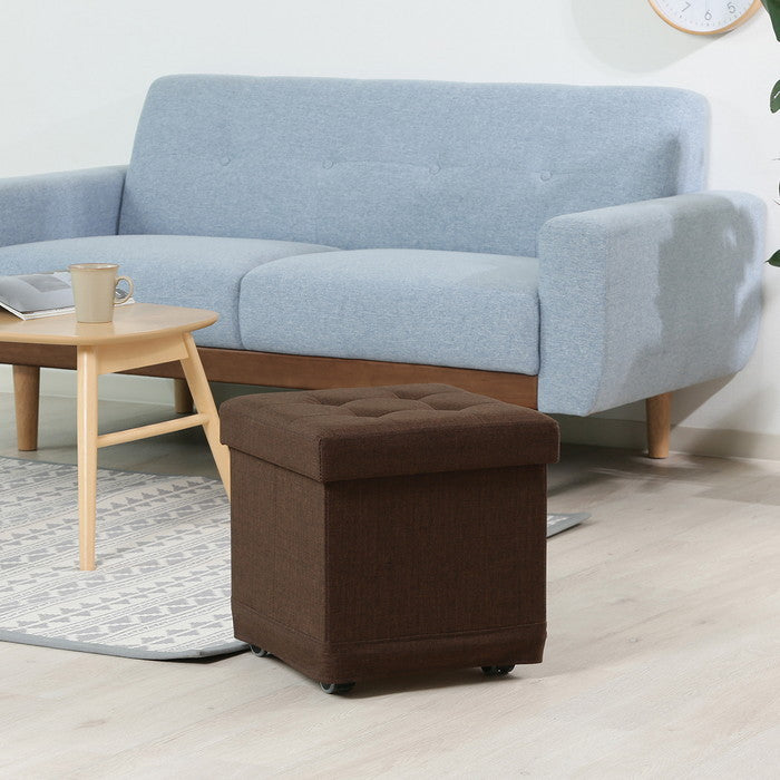 ベルク フォールディングスツール ブラウン W38 HS-HGW01 折りたたみ fj-51302の画像