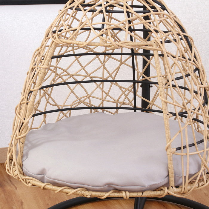 ペット用ハンギングチェア NA ナチュラル 幅580×奥行650×高さ865mm fj-51737の画像