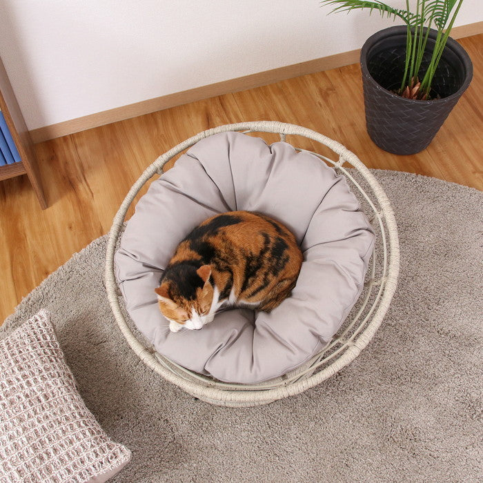 ペット用クッションチェア GY グレー 幅0×奥行0×高さ0mm fj-51738の画像