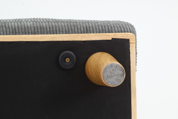 コーデュロイ ソファ フェリーチェ 2P GY グレー 1310×860×820 fj-55091の画像