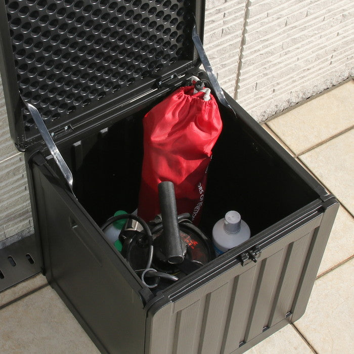 収納BOX 76L 38050 FB-7262 ブラック 幅428×奥行428×高さ464mm fj-55251の画像