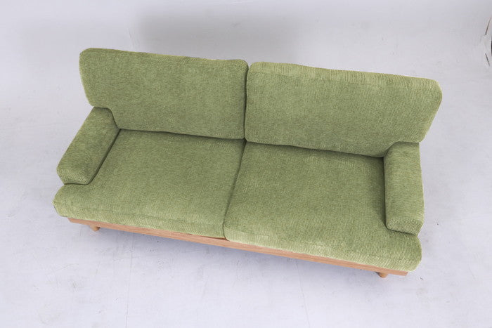 コーデュロイ ソファ フェリーチェ 3P GR グリーン 1880×860×820 fj-55284の画像