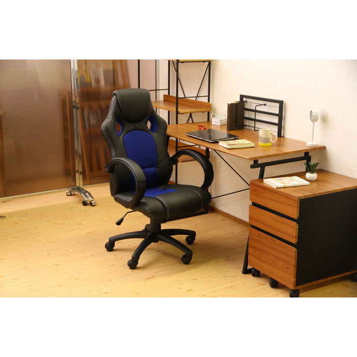 レーシングチェアー サーキット ブルー CH-6104 fj-55571の画像