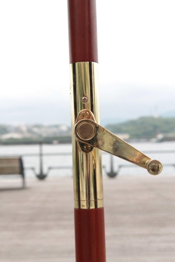 木製パラソル ガーデンパラソル 270cm アイボリー 270IV パラソルのみ ベース別売り fj-60154の画像