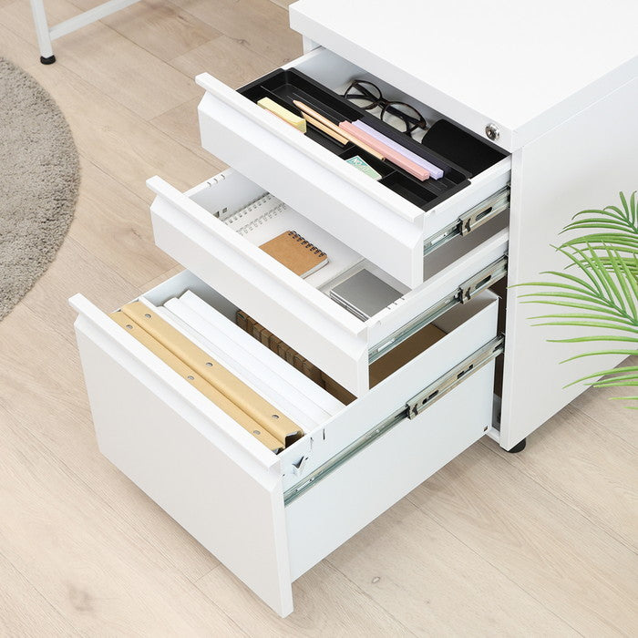 カプリス インキャビネットWH SA-MC-MW01 ホワイト 幅390×奥行440×高さ600mm fj-60514の画像