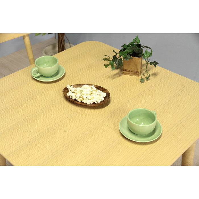 トレー アカシア エッグ型 95834・94468 ブラウン 完成品 W178×D127×H25mm 0.125kg fj-70184の画像