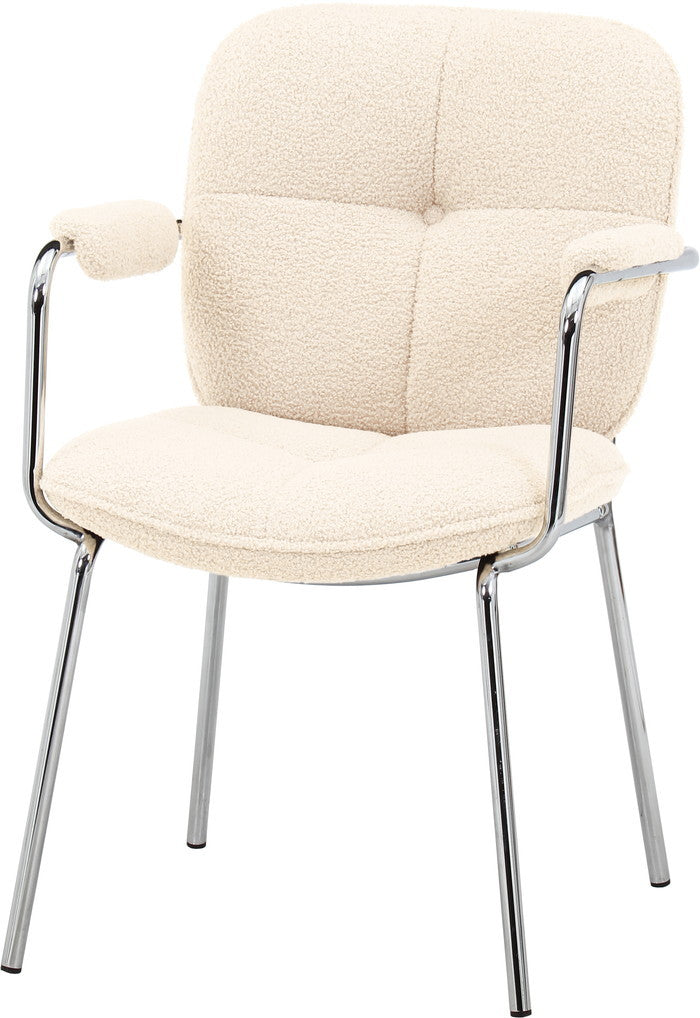 ダイニング チェア ルル WH DM1157WH ホワイト 幅550×奥行600×高さ810mm fj-70676の画像