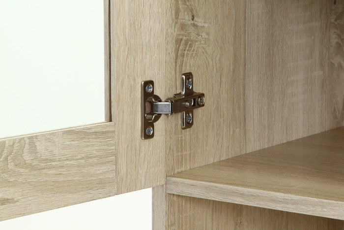 ハイキッチンボード 180×60 ホワイトオーク 590×398×1800 fj-70684の画像