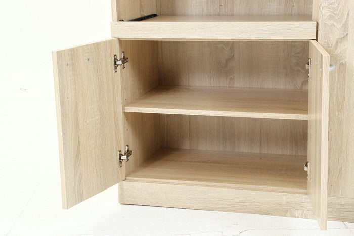 ハイキッチンボード 180×90 ホワイトオーク 885×398×1800 fj-70685の画像