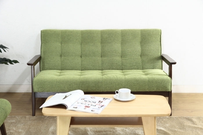 ファブリックソファー フレンズGR 2P 846 グリーン fj-71159の画像